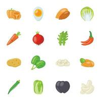 Food Ingredients Icon Pack vector