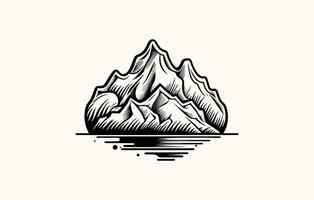 Mountain Silhouette VectormMountain vector,Mountain illustration vector