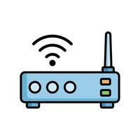 wifi router icon vector design template simple and modern