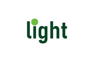 Light logo design vector template