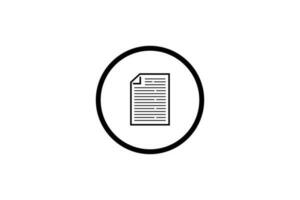 Document icon icon vector template