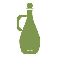 Ancient jug. Simple icone. Vector illustration isolated on white background.