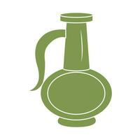 Ancient jug. Simple icon in doodle style. Vector illustration isolated on white background.