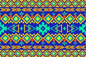 Ikat Ethnic Seamless Pattern vector