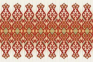 Ikat Ethnic Seamless Pattern vector