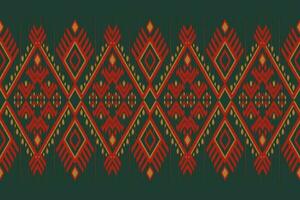 Ikat Ethnic Seamless Pattern vector