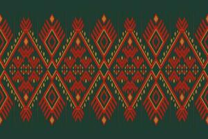 Ikat Ethnic Seamless Pattern vector