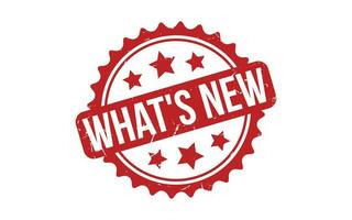 Whats New rubber stamp seal vector