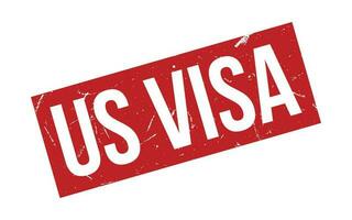 nosotros visa caucho sello sello vector