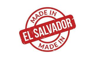 Made In El Salvador Rubber Stamp vector