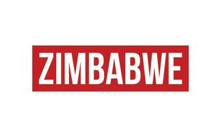 Zimbabue caucho sello sello vector