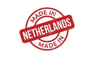 Made In Netherlands Rubber Stamp vector