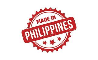 Made In Philippines Rubber Stamp vector