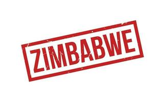 Zimbabue caucho sello sello vector