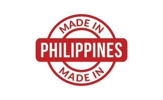 Made In Philippines Rubber Stamp vector