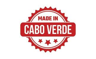 Made In Cabo Verde Rubber Stamp vector