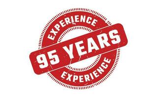95 Years Experience Rubber Stamp vector