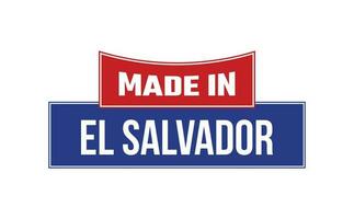 Made In El Salvador Seal Vector