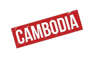 Cambodia Rubber Stamp Seal Vector