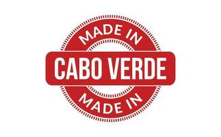 Made In Cabo Verde Rubber Stamp vector