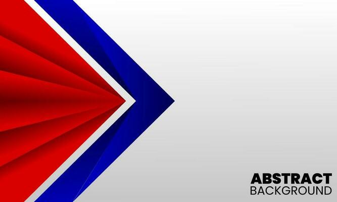Red Blue White geometric abstract background. It is suitable for background banners, business cards, certificates, posters and others.