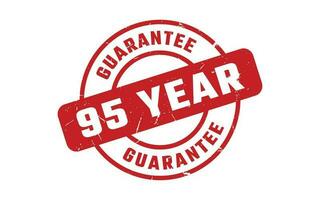 95 Year Guarantee Rubber Stamp vector