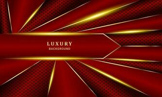 Red gold modern abstract background for social media design wallpaper vector