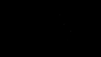 funkelnd Weg glänzend Partikel bewirken Magie Funke scheinen Sterne Schleife Animation Video transparent Hintergrund mit Alpha Kanal.