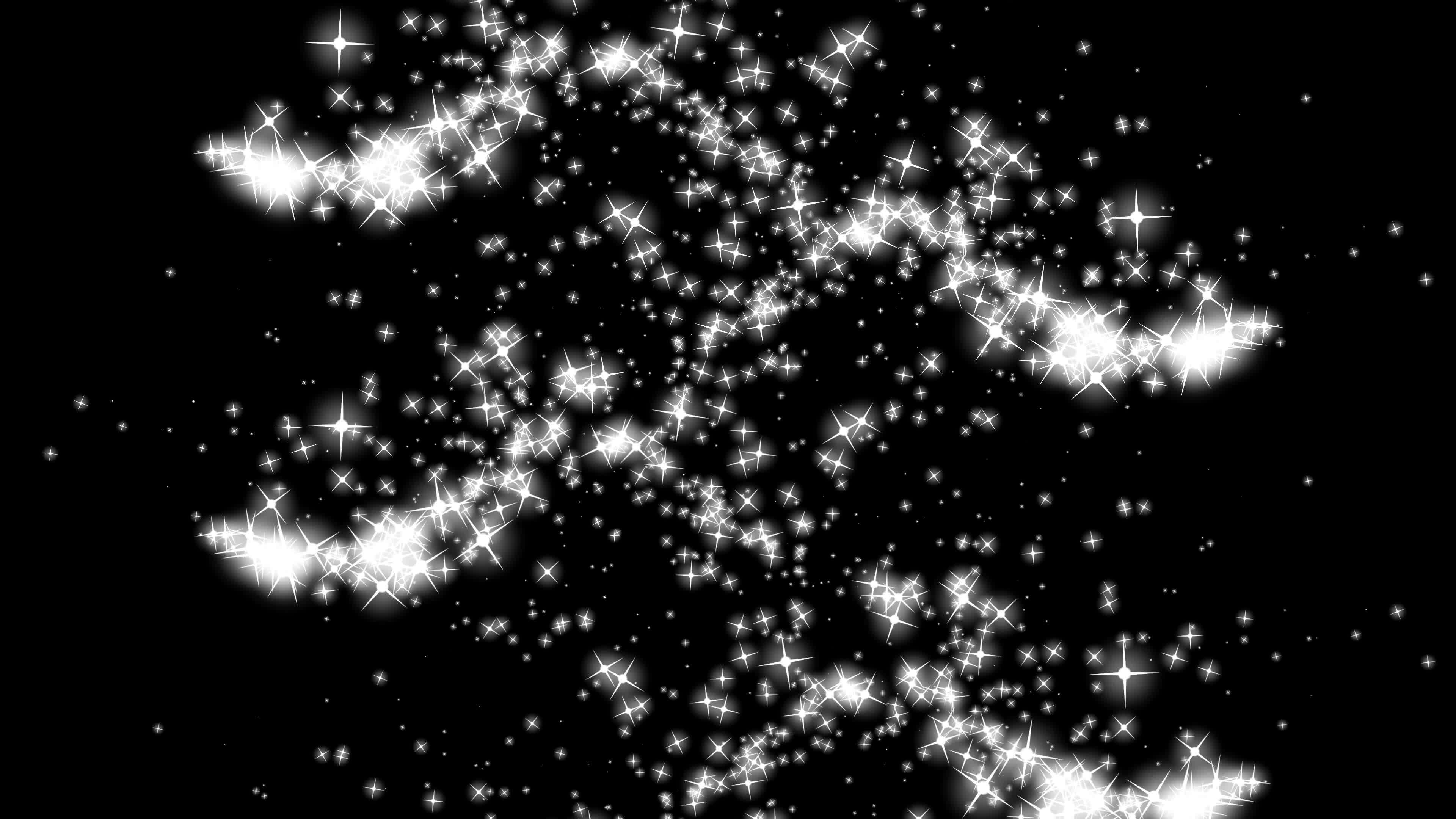 Sparkling Trail Glittering particle effect Magic Spark shine stars loop