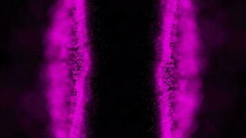roze kleur in beweging deeltjes achtergrond video