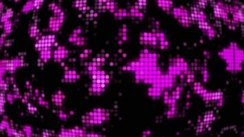 roze kleur fractal circulaire dots digitaal technologie achtergrond video