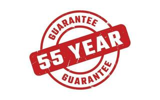 55 Year Guarantee Rubber Stamp vector