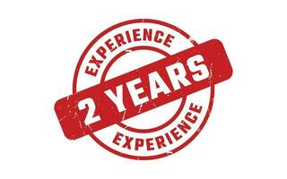 2 Years Experience Rubber Stamp vector