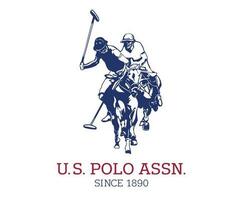 Us Polo Assn Brand Logo Symbol With Name Clothes Design Icon Abstract Vector Illustration
