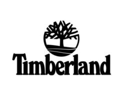 Timberland marca símbolo con nombre logo ropa diseño icono resumen vector ilustración