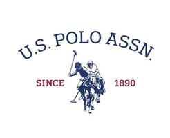 Us Polo Assn Brand Symbol Logo Clothes Design Icon Abstract Vector Illustration