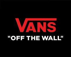 Vans Off The Wall Brand Symbol Logo Design Icon Abstract Vector Illustration With Black Background