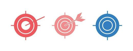 plano objetivo icono símbolo vector ilustración