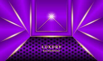 Luxury purple gradient colour abstract background for social media design vector