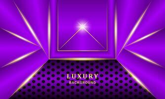 Luxury purple gradient colour abstract background for social media design vector