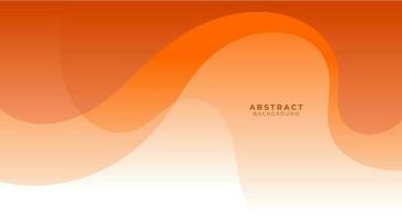 Abstract bright orange gradient background vector