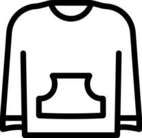 Vector Illustration of Sweater Or Jacket In Flat Style.