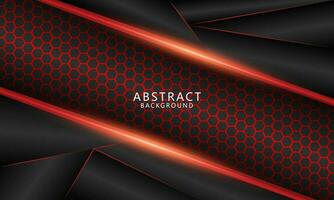 Red black modern abstract background for social media design wallpaper vector