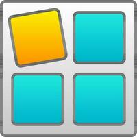 Apps Icon Or Symbol In Blue And Yellow Color. vector