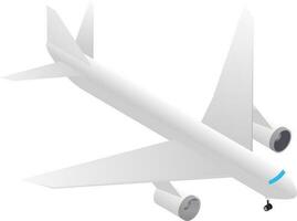 3D isometric icon of aeroplane. vector