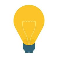 Vector illustration of lighting bulb.