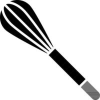 Whisk icon in flat style. vector