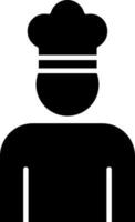 Chef icon or symbol in flat style. vector