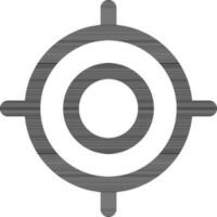 Vector illustration of target icon.