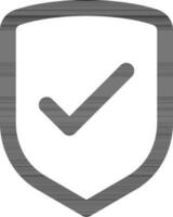 Vector illustration of security icon.